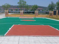 塑膠網球場