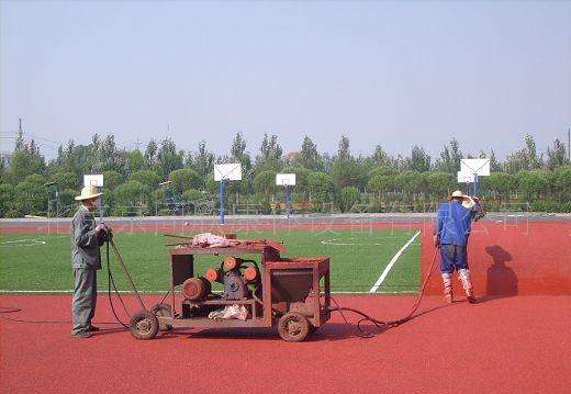 沙河塑膠跑道施工
