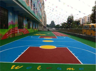 臺州幼兒園塑膠跑道