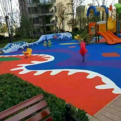 溫嶺幼兒園塑膠跑道